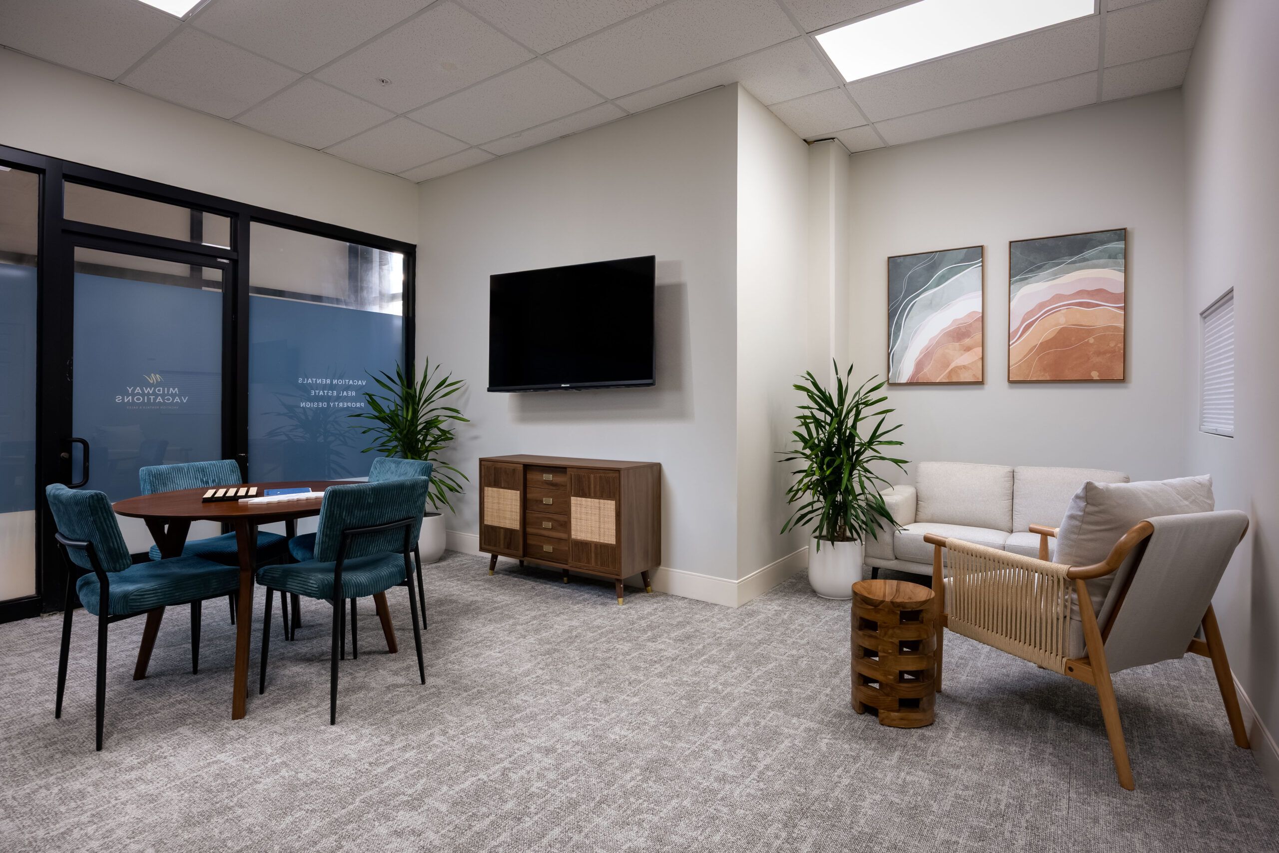 Executive office at Midway Vacations headquarters, Ilikai Hotel, Waikiki