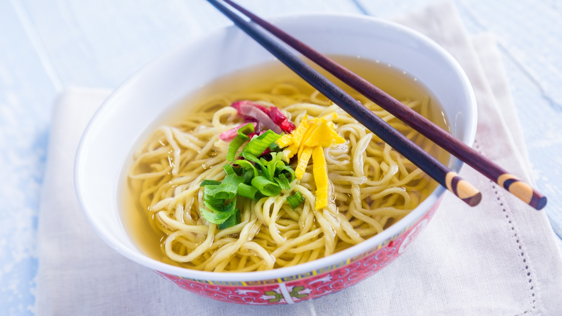 Saimin, a Hawaiian noodle soup