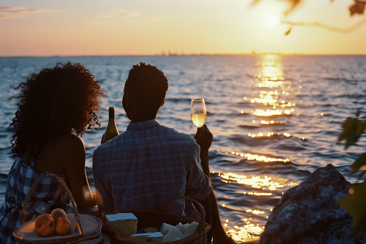 Sunset dinner for two in Waikiki