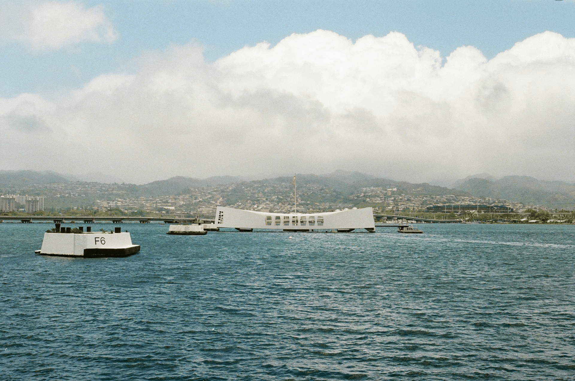 Pearl Harbor waters on Oahu