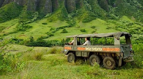 Jungle expedition tour at Kualoa Ranch