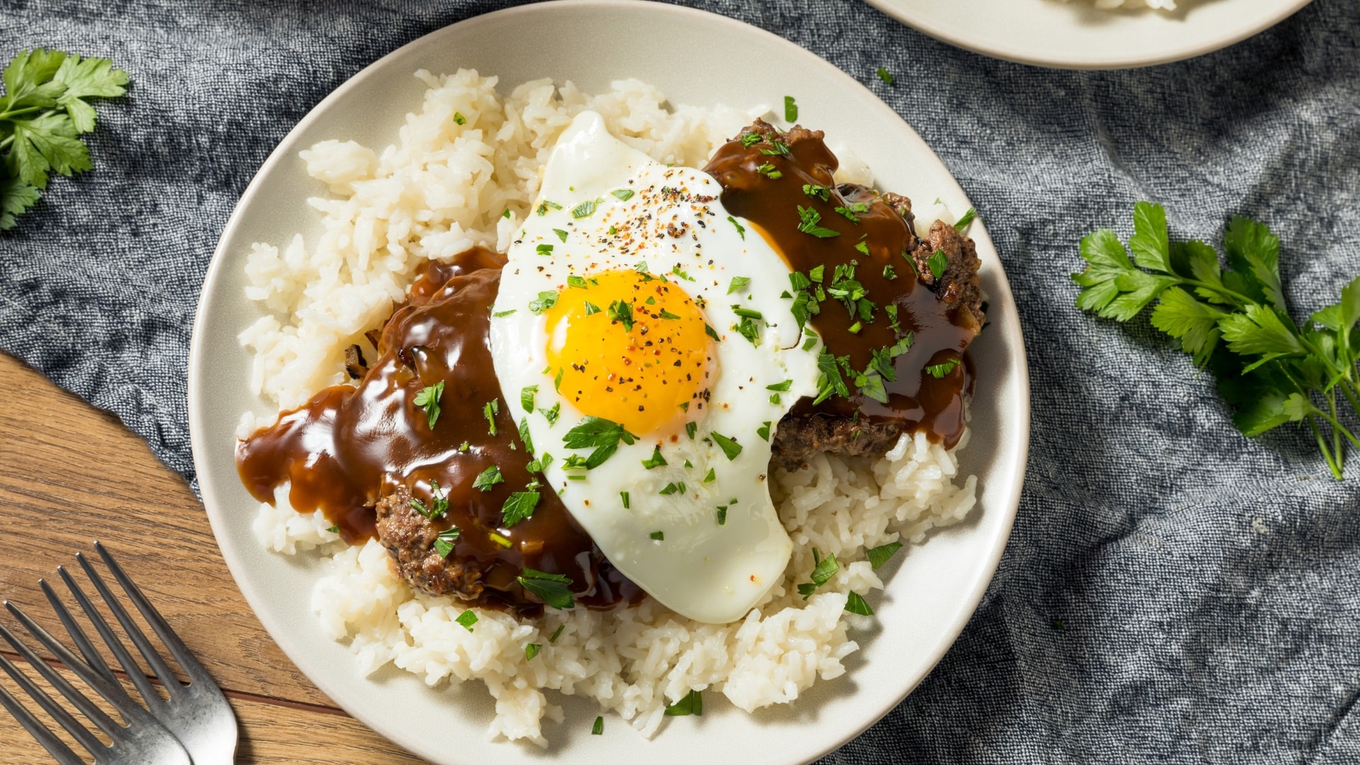 Loco moco, a classic Hawaiian dish